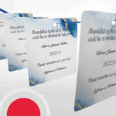 personalised tags/postcards