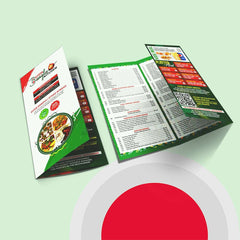folded leaflet